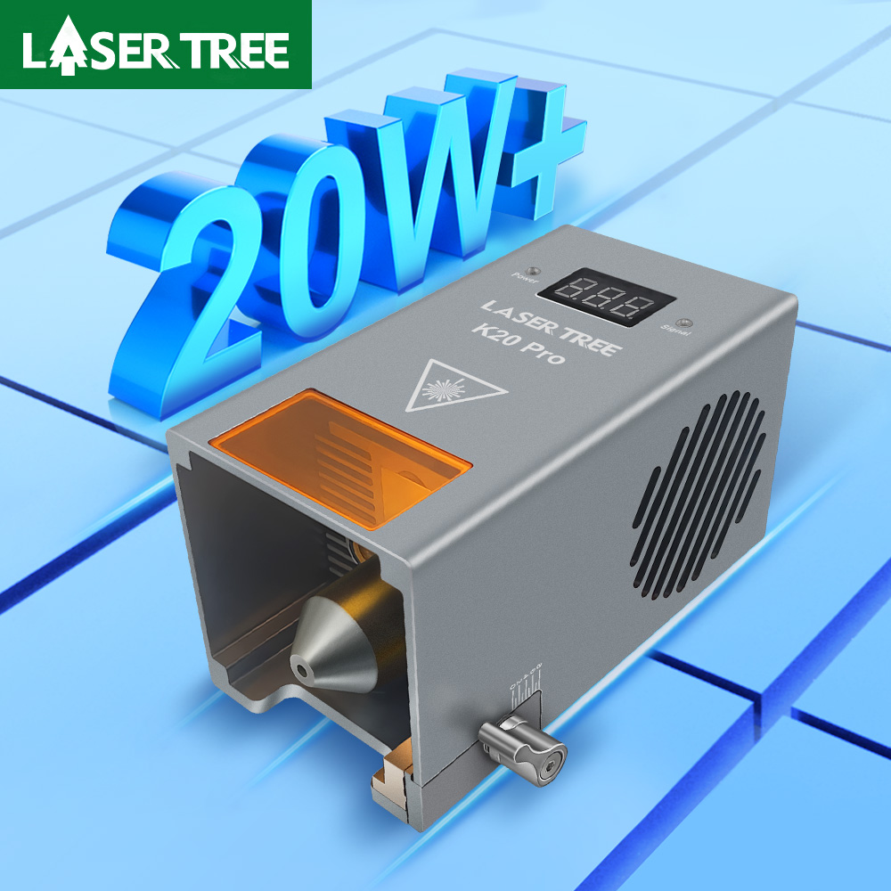 Metal Laser Cutter Head - LASER TREE High Power 20W Optical