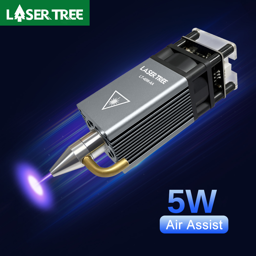 LASER TREE 5W Air Assist Metal - đánh giá và giá Metal Laser Cutter Head