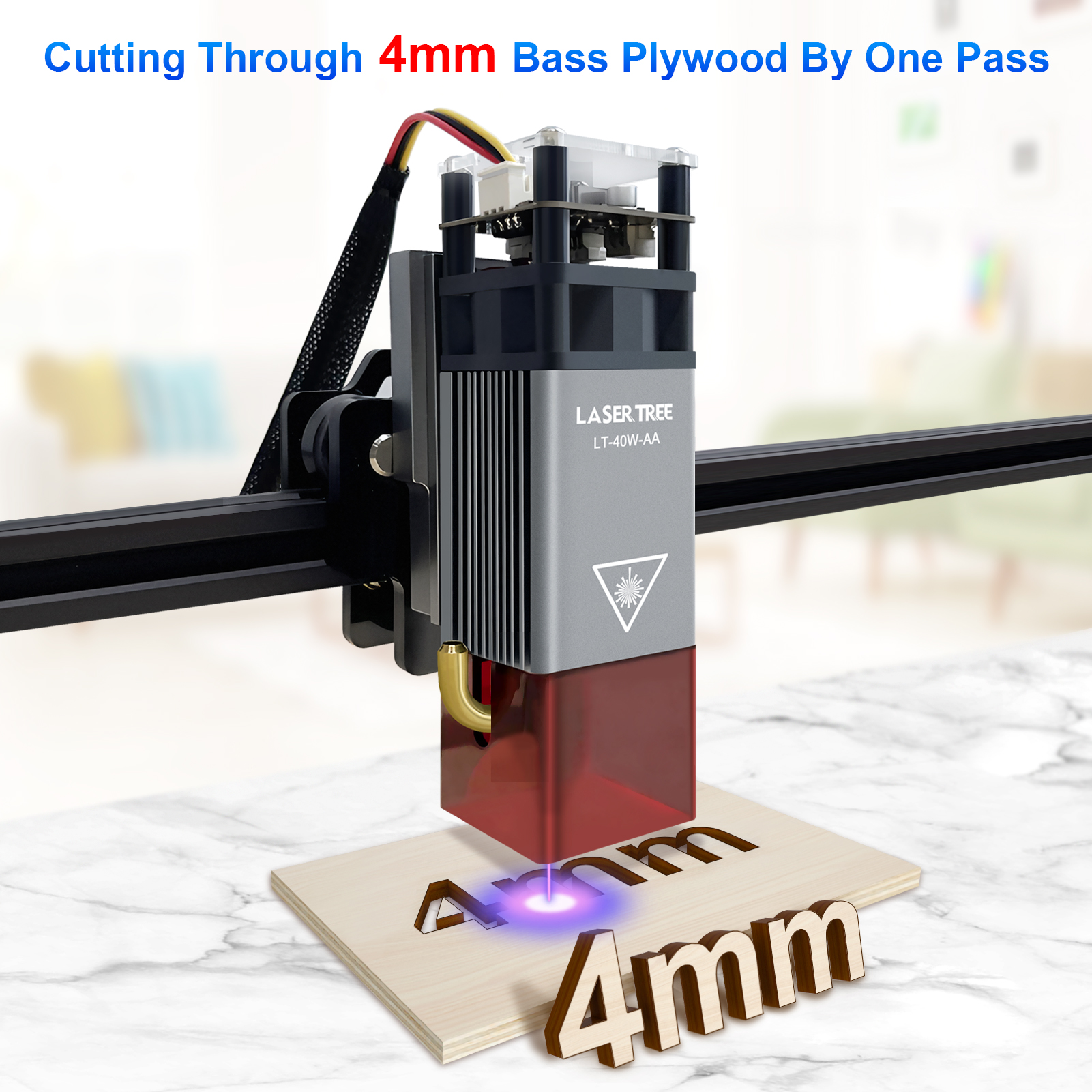 LASER TREE 5W Air Assist Metal - đánh giá và giá Metal Laser Cutter Head
