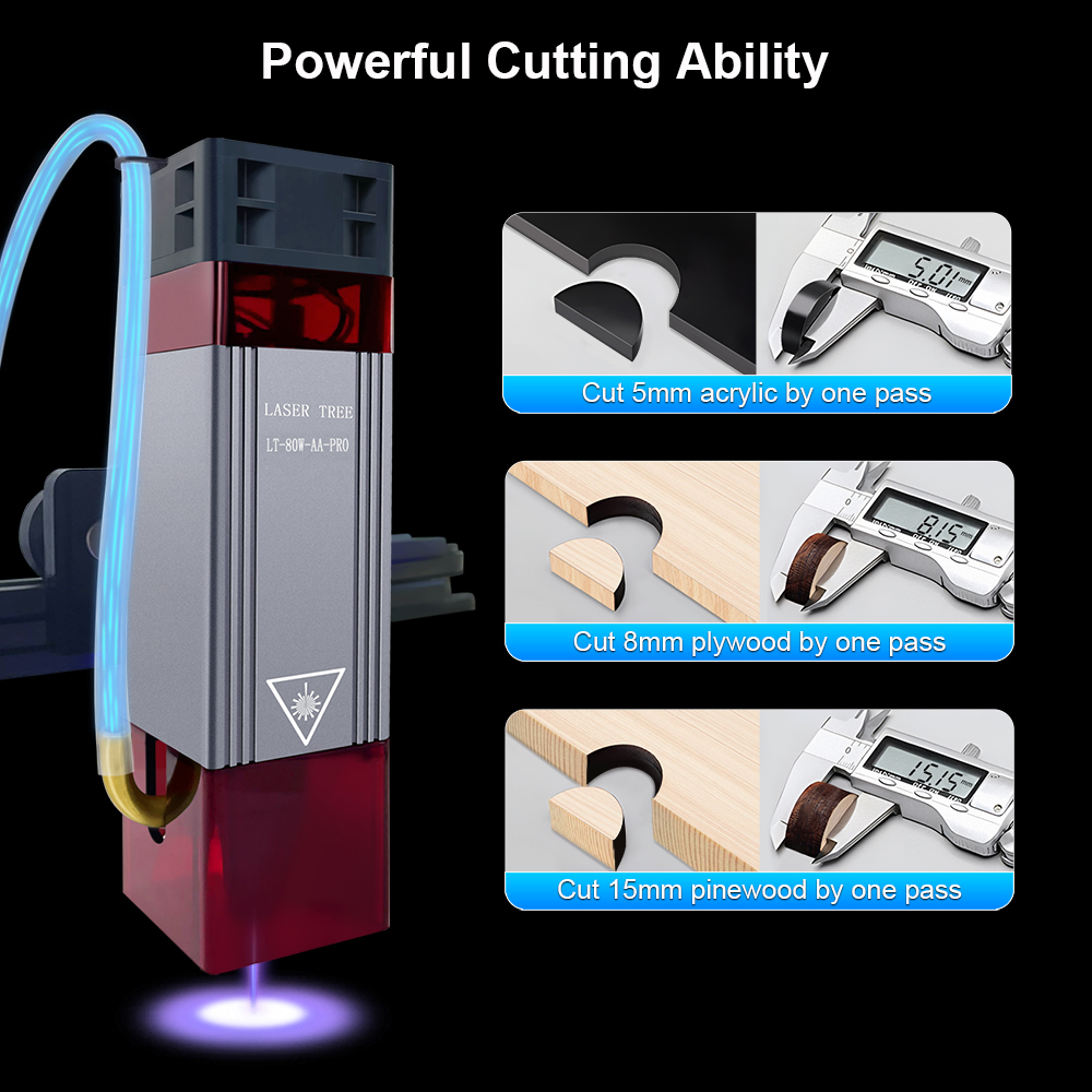 LASER TREE 5W 10W Optical Powe - đánh giá và giá Metal Laser Cutter Head