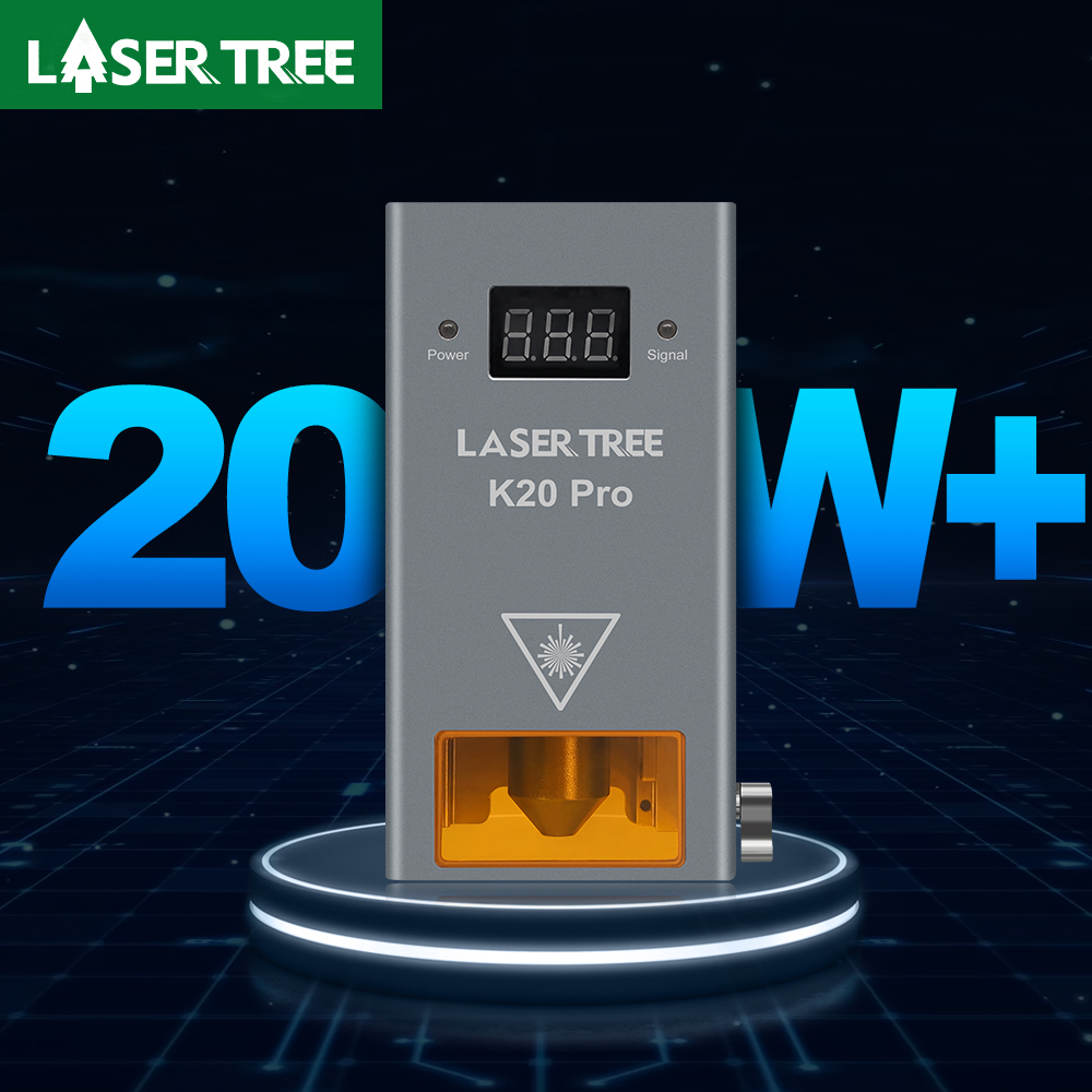 LASER TREE K20 20W Optical Pow - đánh giá và giá Metal Laser Cutter Head