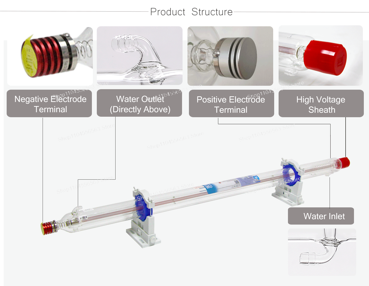 CO2 Laser Glass Tube Current M - đánh giá và giá Laser Tube Replacement