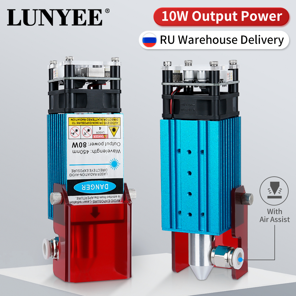 LUNYEE Laser Module 80W 40W Wi - đánh giá và giá Metal Laser Cutter Head
