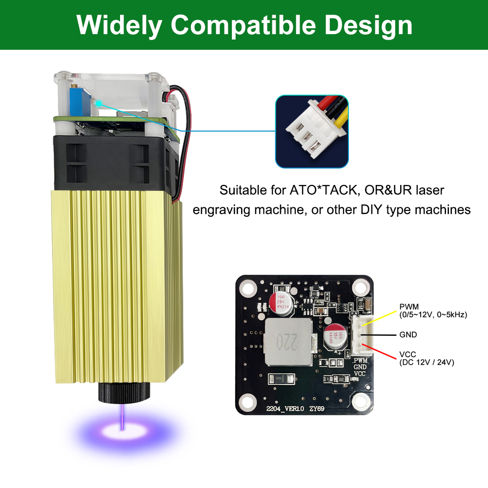 LASER TREE 4W 5W Laser Module  - đánh giá và giá Metal Laser Cutter Head