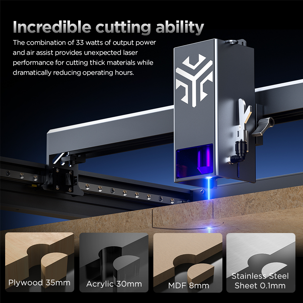 ACMER P2 Laser Engraver 33W 20 - đánh giá và giá Industrial Laser Marking Machine