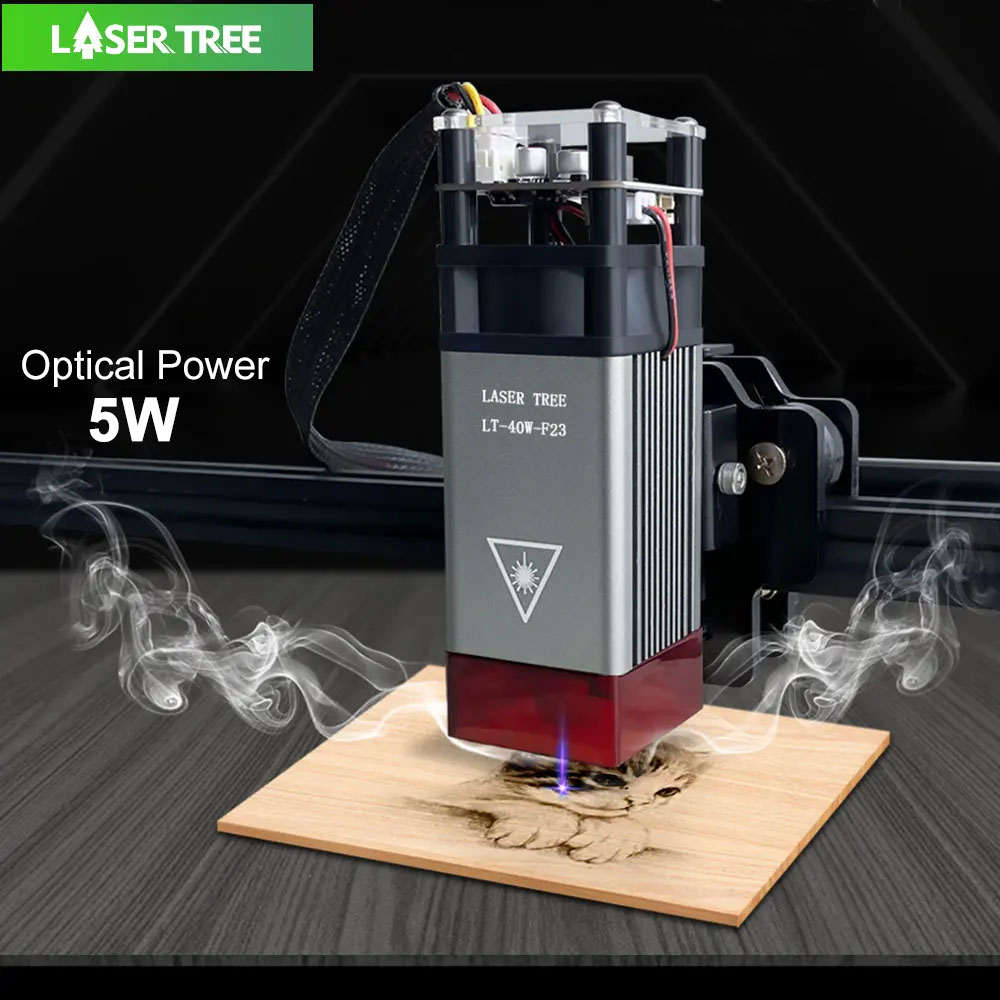 LASER TREE 4w 5W Laser Module  - đánh giá và giá Metal Laser Cutter Head